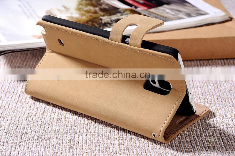 Universal smart phone 5.5 flip wallet leather case mobile phone case card holder wallet for Samsung Galaxy