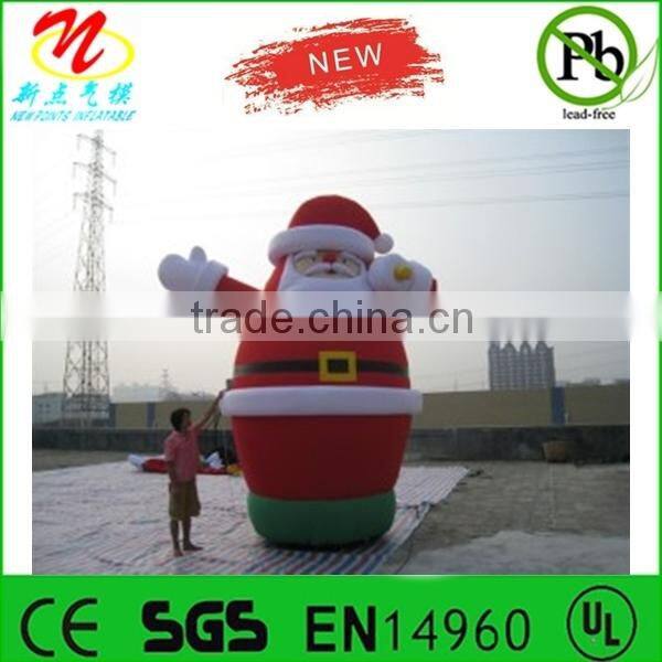 Airblown Christmas inflatables, giant outdoor Xmas Santa inflatables