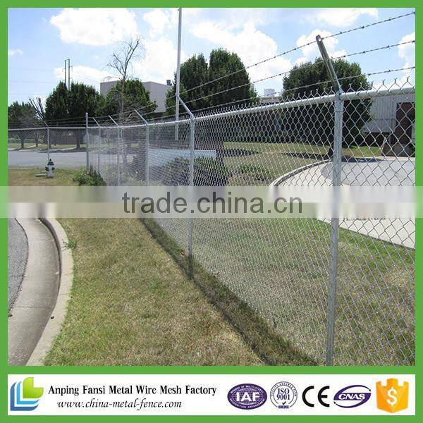 Alibaba china 2015 hot sale black pvc coated perimeter security removable chain link fence