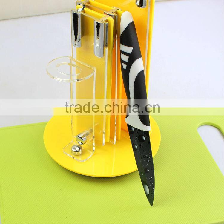 color printing paring knife set