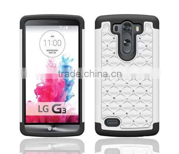 Fashion Allure Diamond Bling back case cover for LG G3