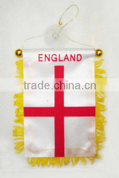 BRAZIL car flag,Newest style custom logo magnetic car flag,cheap custom car flag