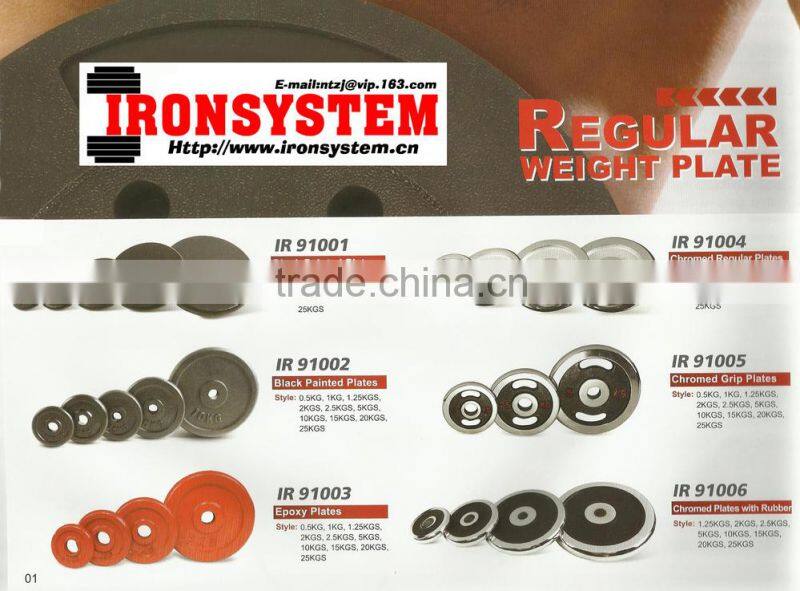regular rubber iron weight plates on sale