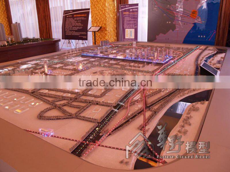 Wonderful architectural model lighting making by JC Model maker