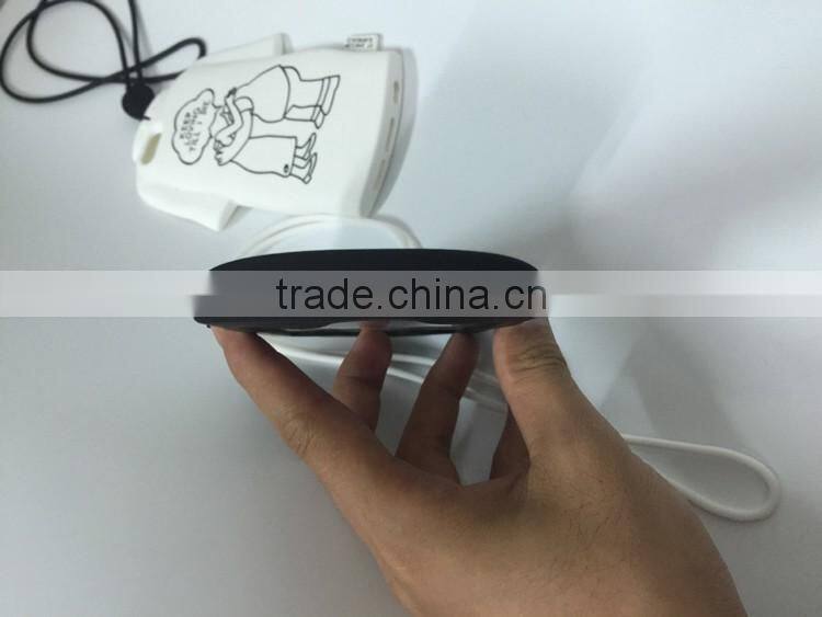 Popular fashion t-shirts design silicone case for iphone 6 with Lanyard