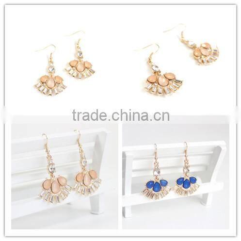 fashion drop stone earring