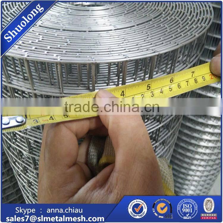 China manufacturers hot dipped 1 inch galvanized welded wire mesh