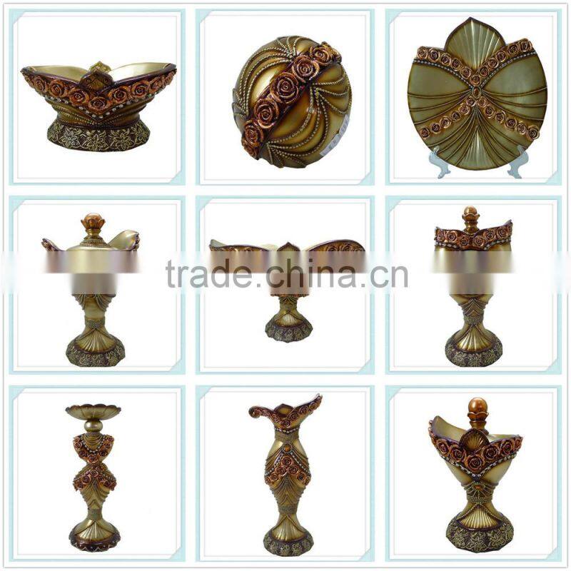 beautiful items polyresin table decoration