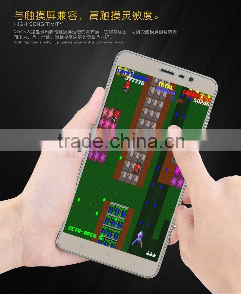 ROCK 2.5D 9H 0.3MM Anti Scratch Tempered Glass Screen Protector For Xiaomi Redmi Note 3 Clear Screen Protective Film MT-5264