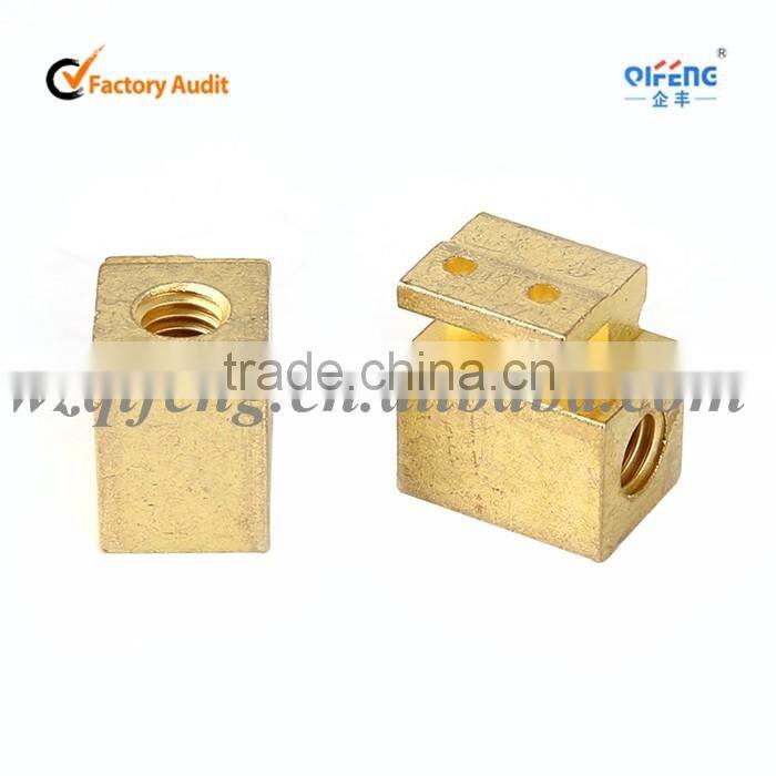 qifeng hardware precision parts brass terminal block