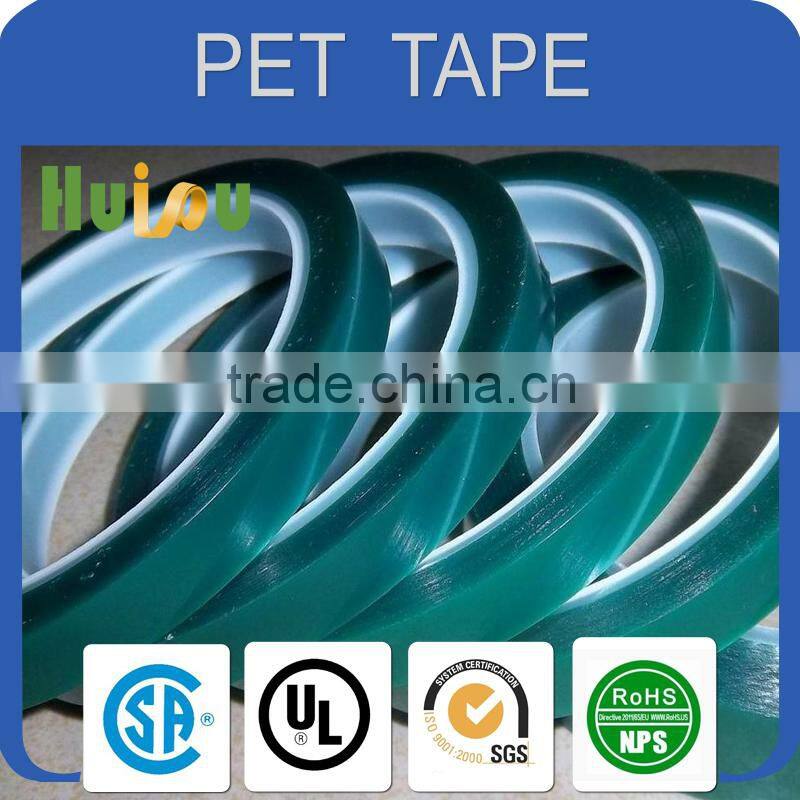 High Temperature Green PET Masking adhesive Tape for PCB Soldering