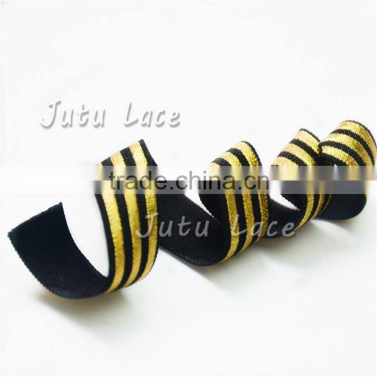 Shiny 5/8'' Elastic Fold Over Elastic - Stretch baby/girls headbands accessory