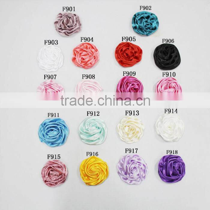 Handmade 10cm Satin Lotus Flower,Satin Flower Hair Accessory