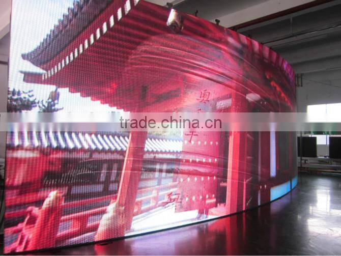 shenzhen led factory outdoor P12 full color circular led screen