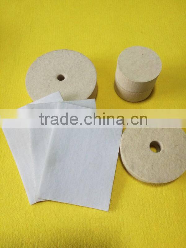 China felt grinding wheel for metal galss polishing
