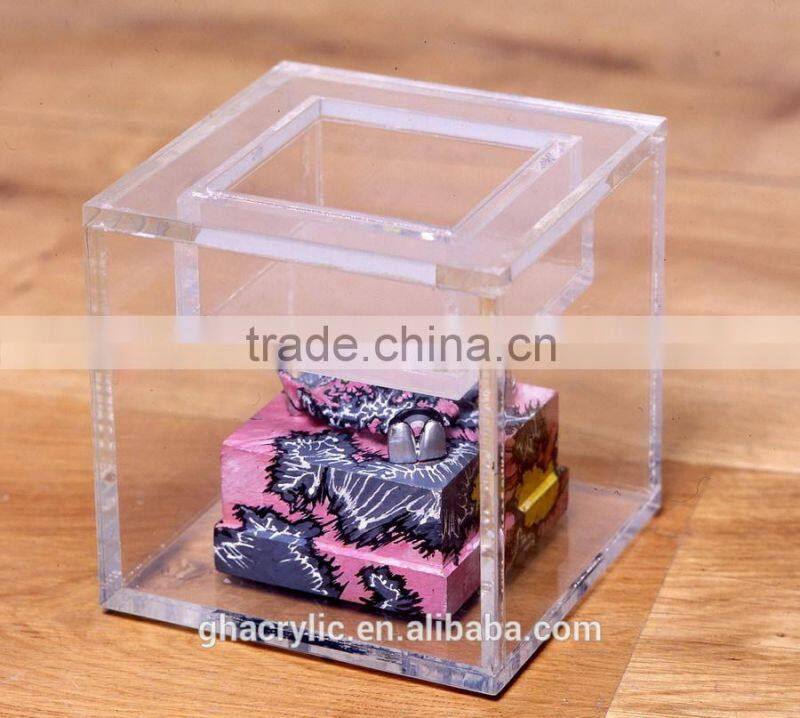 Customized clear acrylic box, acrylic gift box
