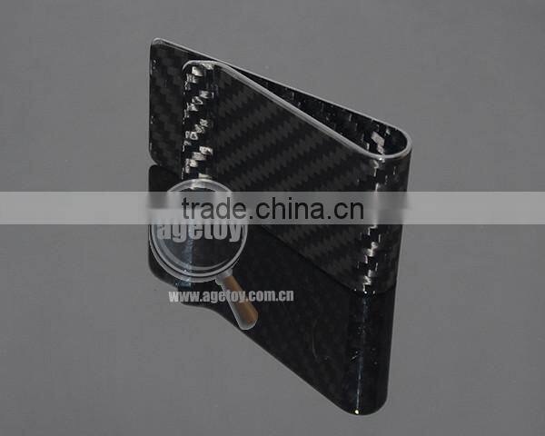 Box Packing Up-market Promotional Wholesale 100% Carbon Fiber Money Clip