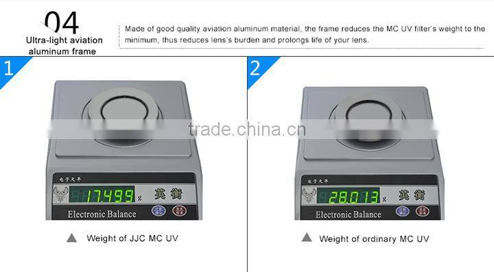 JJC Ultra-thin UV Filter For Camera 40.5mm UV Filter F-MCUV405 For NIKON