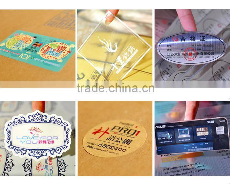 Good quality roll sticker label by rotary printing