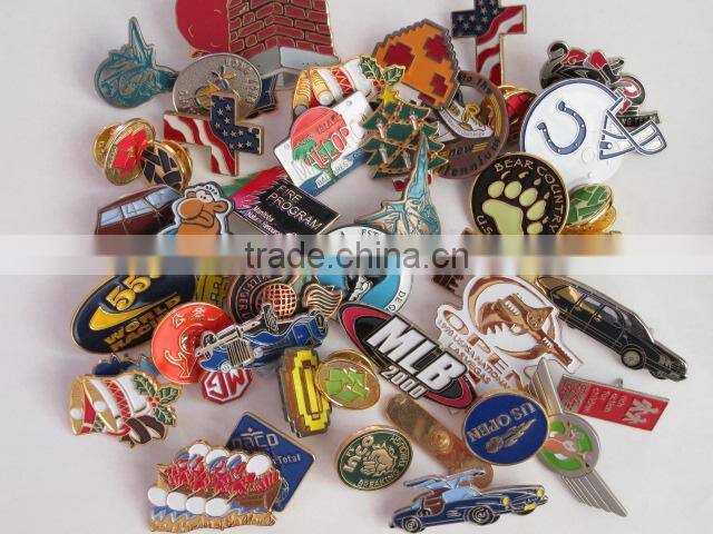 metal stamped badge with custom design