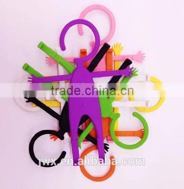 Simple and flexible silicone and SS cellphone holder