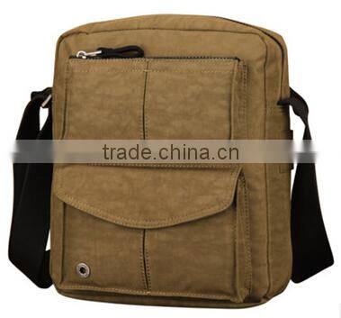 new design waterproof canvas shoulder bag for men