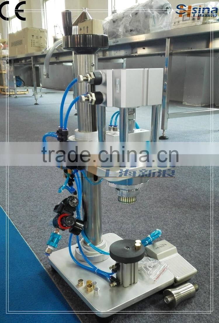 semi-automatic perfume bottle crimping machine