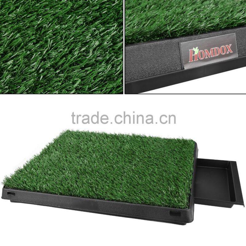 Homdox Pet Park Indoor Potty Dog Grass Mat Training Pad Pet Potty OS004602