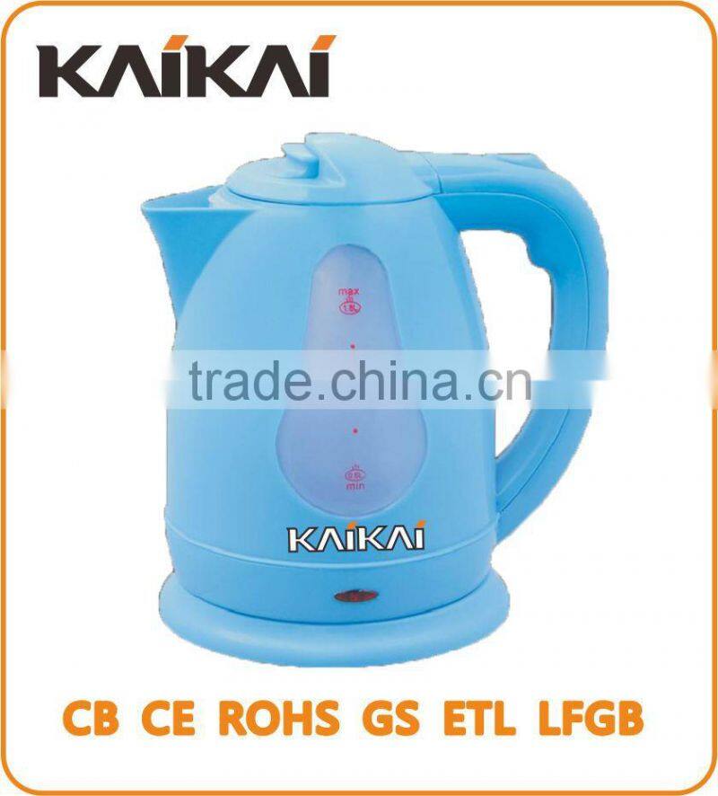 Low Price lime orange and green electric kettle