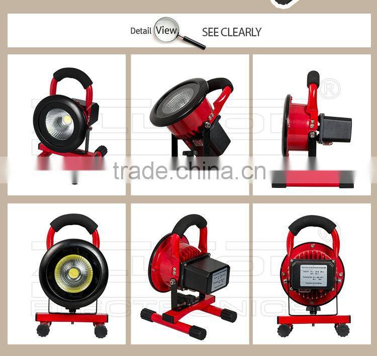 Outdoor IP67 waterproof portable 10w dmx rgb outdoor led flood light