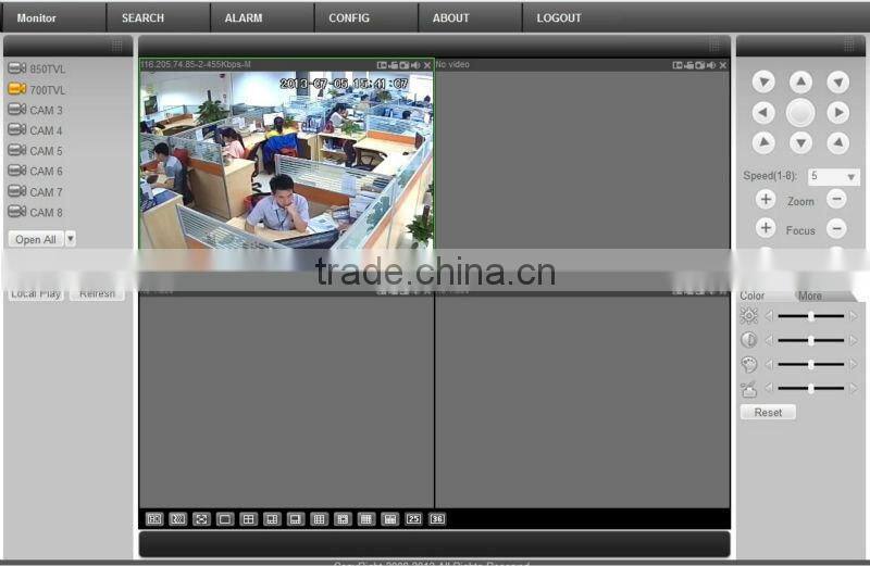 cheap dvr kit package 8pcs 700tvl camera and 8ch mini dvr