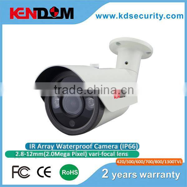Special Model for Sony CCTV Camera 2pcs of Powerfull IR Array Led security camera 2.8-12mm(2.0MP) lens security camera system