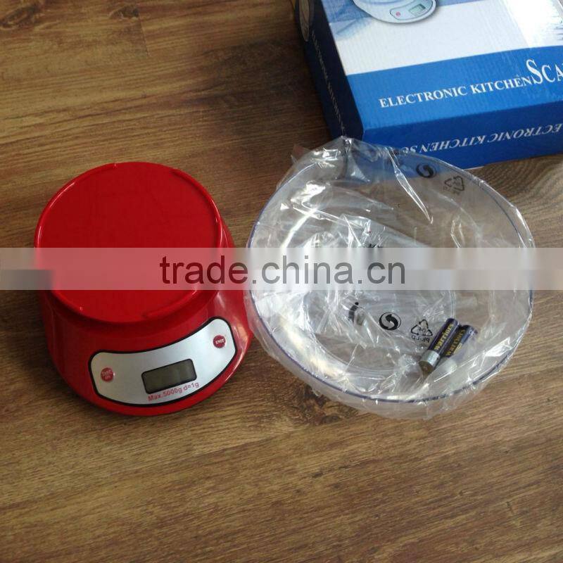 Electronic plastic Kitchen Scale LOT-C04