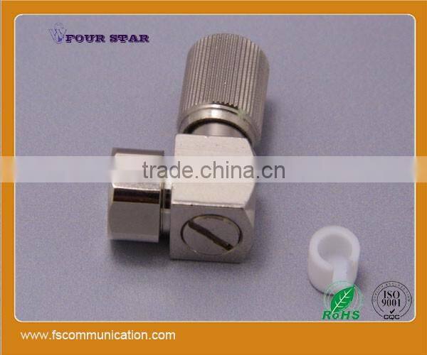 1.6/5.6 Male Clamp Right Angle Connector For BT3002 Cable B