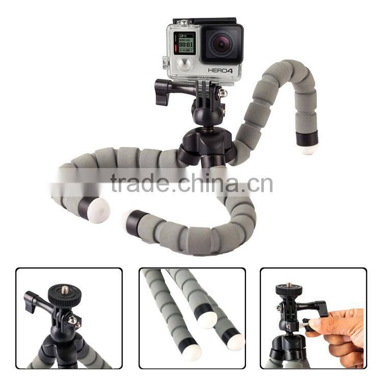 universal flexible bluetooth remote grey mini tripod KT-600S