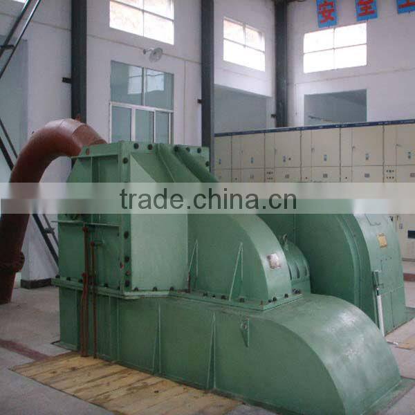 Micro Pelton turbine generator for small/medium hydro plant