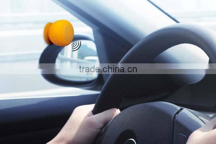 CE/RoHS/BQB stage sound speakers hands-free call mini portable wireless mobile phone holder bluetooth shower speaker