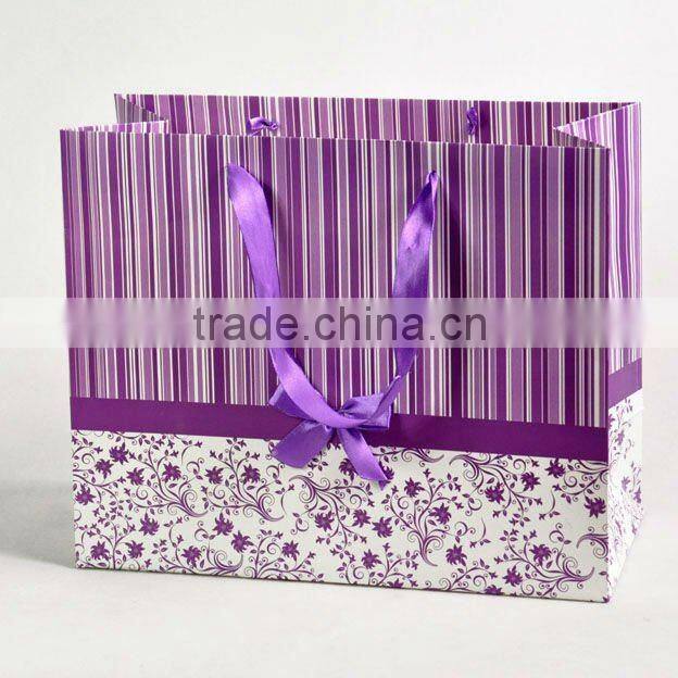 Square black fashion jewelry gift box, jewelry gift boxes free shipping,jewelry box gift ribbon on the lid purple
