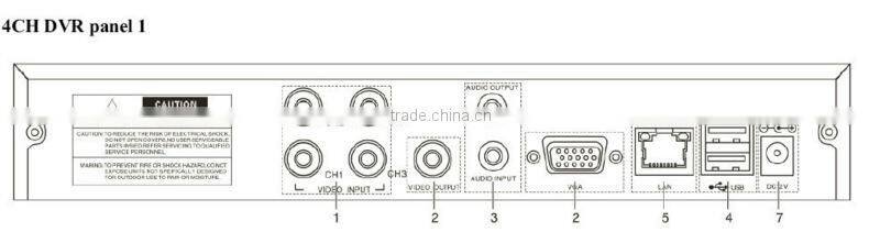 4CH H.264 DVR AS-9214LVS universal dvr software