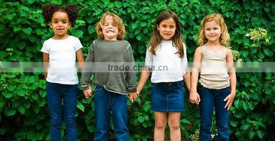 OEM High Quality Cotton White Boy Kids Jeans