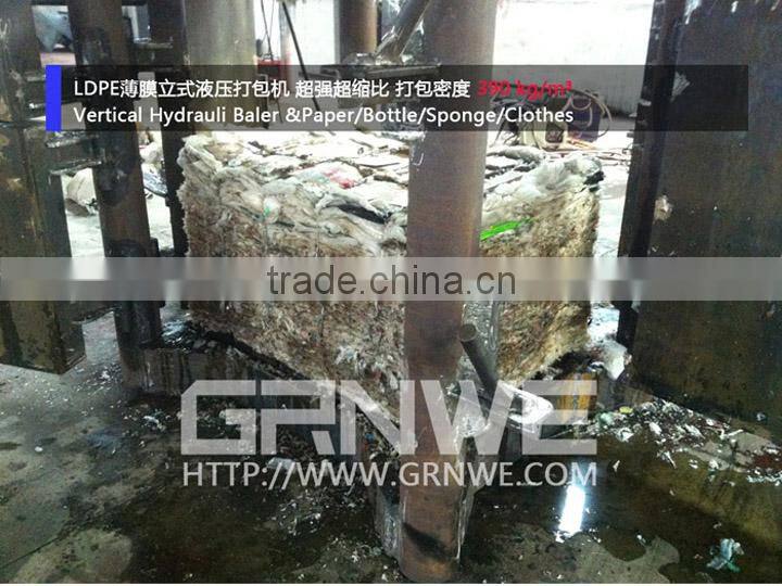 Plastic Scrap Baler/pet Bottle Baling Machine