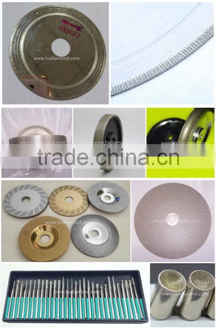 made in china factory price electroplated diamond disc for gemstone diamond disc for gemstone