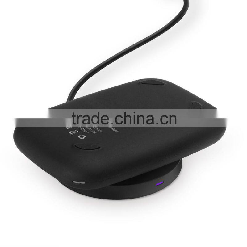 2016 portable travel qi wireless charging power bank battery charger for Lenovo for Blackberry Z10 Z30 (T-410)