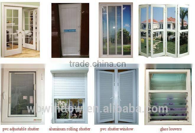 Export standard pvc sliding windows with German hardware