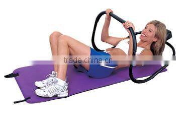 blue gymnastics equipment ab roller
