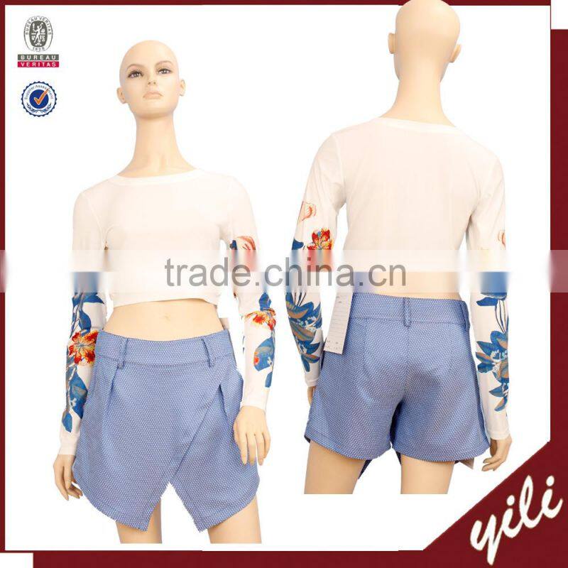 2015 fashion girls floral skirts luxury designer clothes for 18-30 days