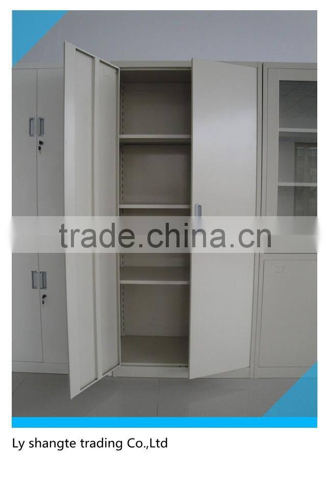 Multi-function two door steel grey locker for storage