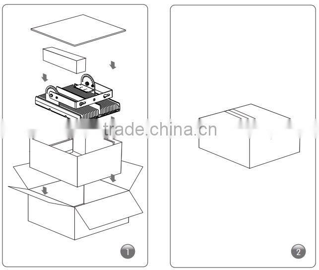 Made in China IP65 Waterproof 60W 90W 120W 180W LED Tunnel Light