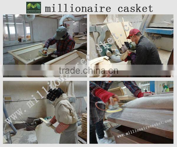 Cheap cremation bier casket and coffin