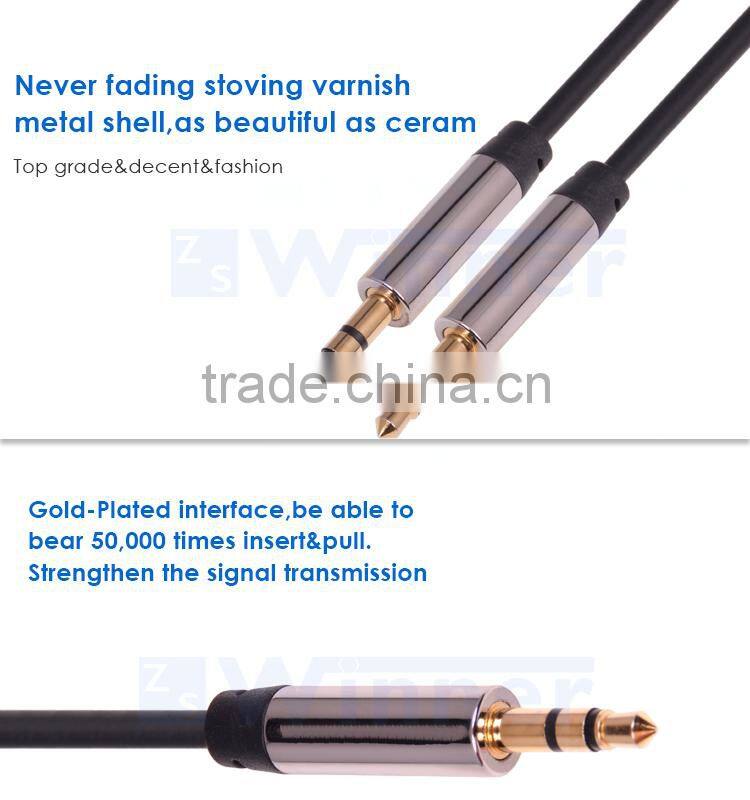 3.5mm Aux Stereo Audio Cable Male Type Compatible for Car,Stereo Audio Devices